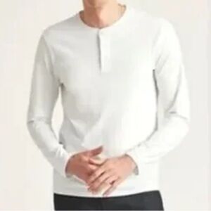 🔥 Mens long sleeve tee NWT white